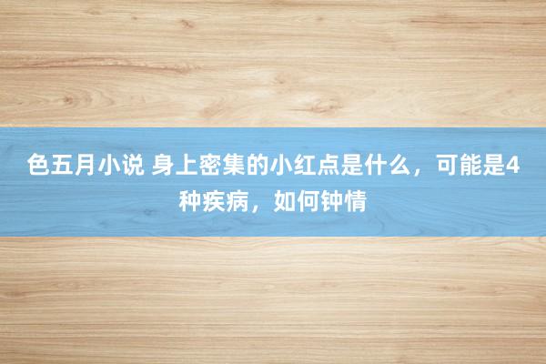 色五月小说 身上密集的小红点是什么,可能是4种疾病,如何钟情