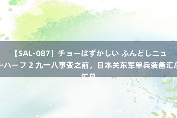 【SAL-087】チョーはずかしい ふんどしニューハーフ 2 九一八事变之前,日本关东军单兵装备汇总