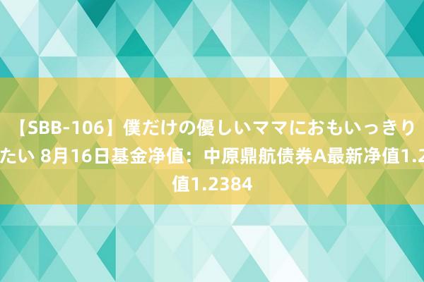 【SBB-106】僕だけの優しいママにおもいっきり甘えたい 8月16日基金净值:中原鼎航债券A最新净值1.2384