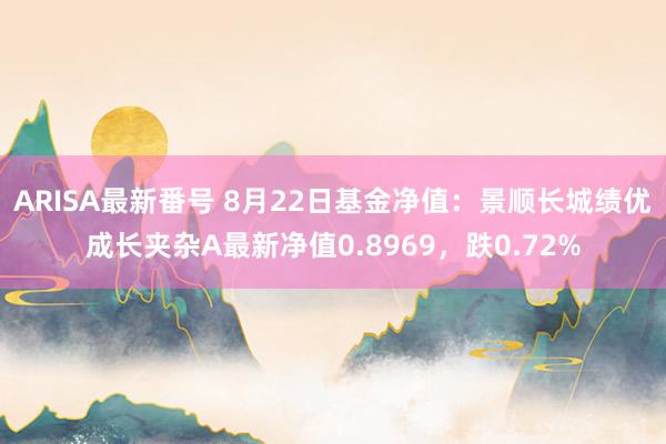 ARISA最新番号 8月22日基金净值:景顺长城绩优成长夹杂A最新净值0.8969,跌0.72%
