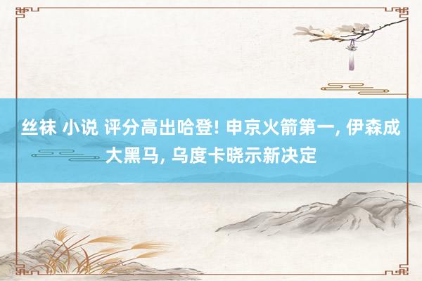 丝袜 小说 评分高出哈登! 申京火箭第一, 伊森成大黑马, 乌度卡晓示新决定