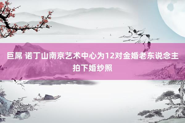 巨屌 诺丁山南京艺术中心为12对金婚老东说念主拍下婚纱照