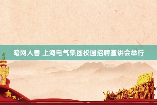 暗网人兽 上海电气集团校园招聘宣讲会举行